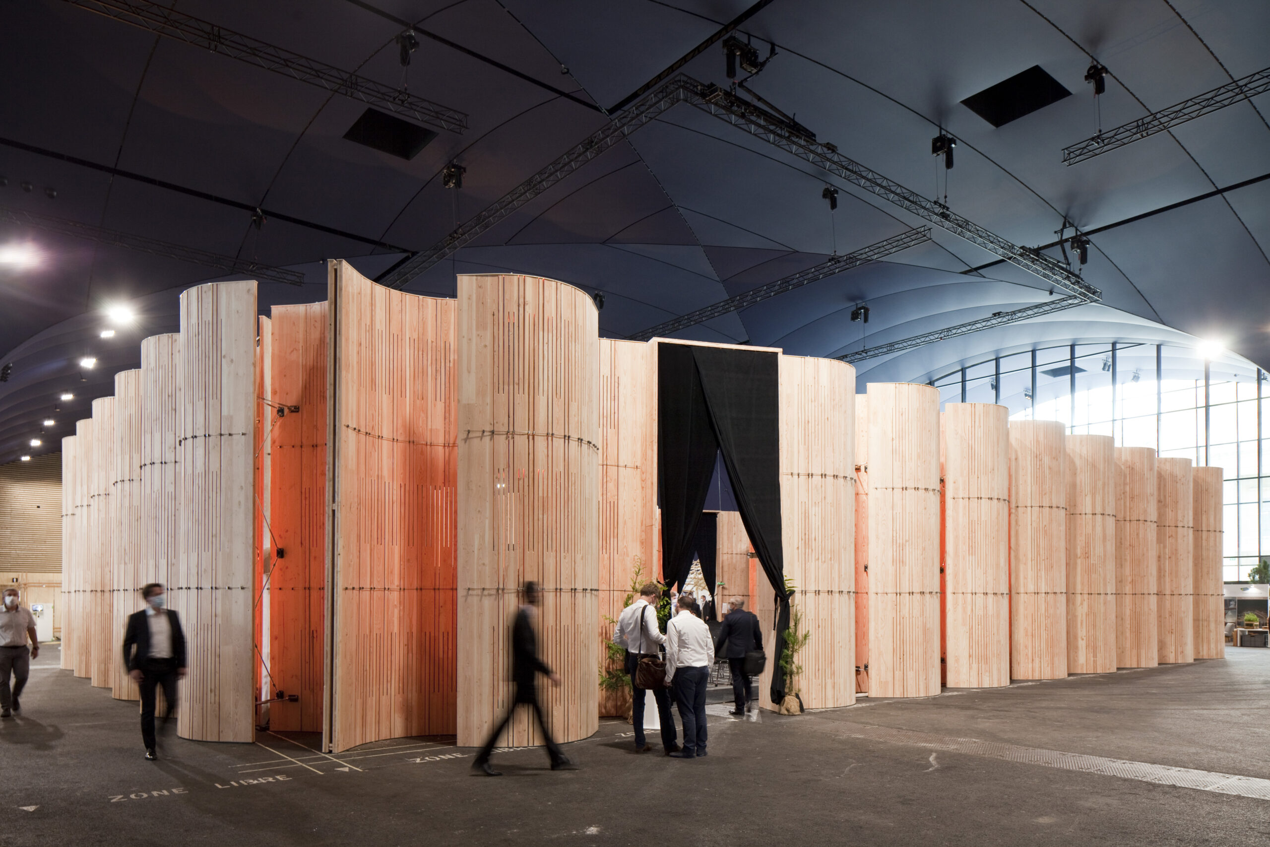 AUDITORIUM EPHÉMÈRE – Forum Bois Construction